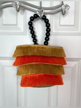 Mini Fringe Bucket Bag NWOT